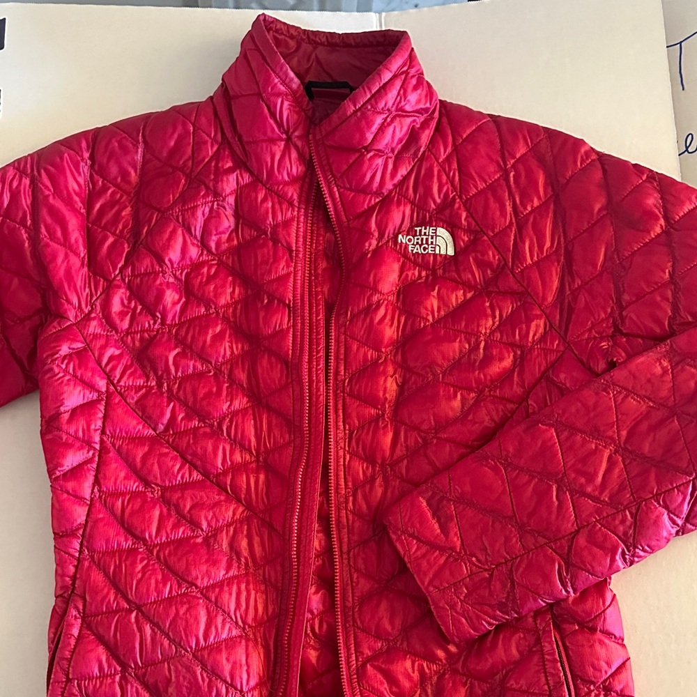 The North Face Fuchsia Quilted Jacket